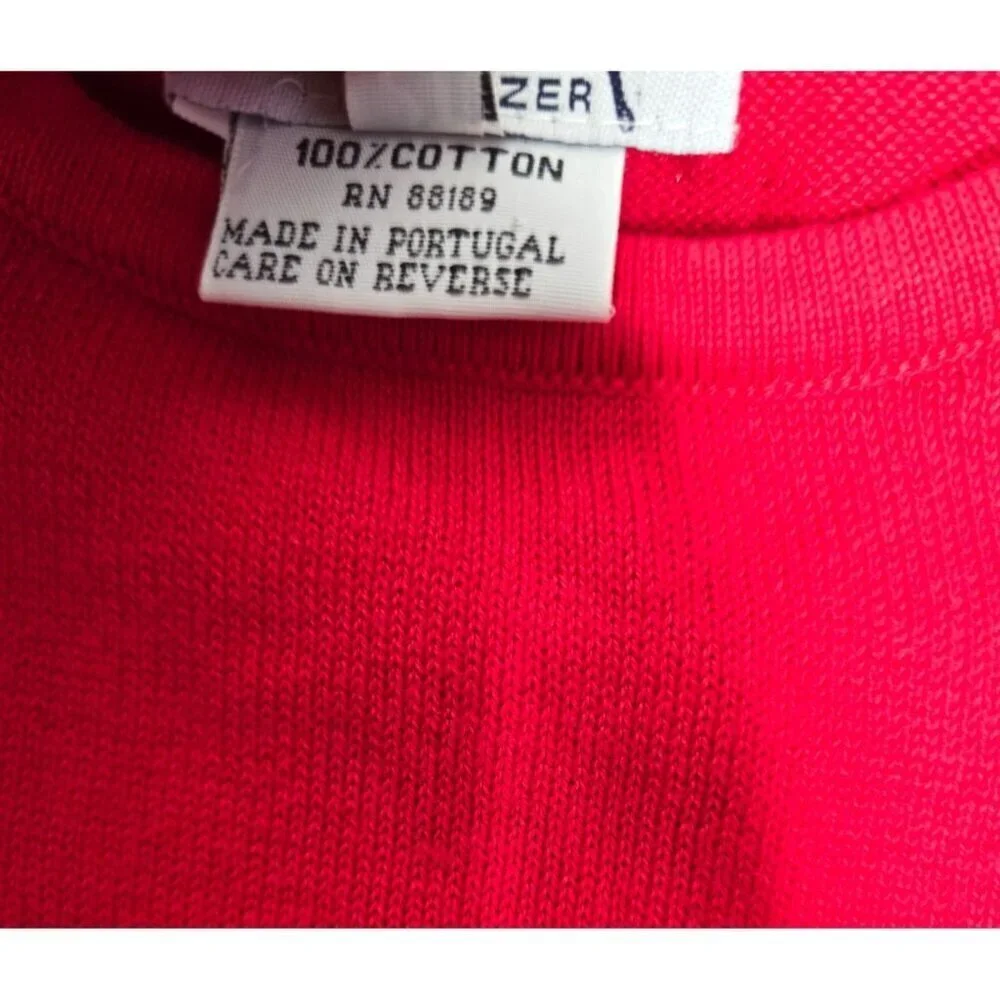 Vintage Lilly Pulitzer Girls 2T Red Shirt Cotton